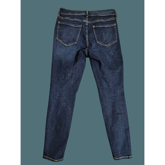 Old Navy Hi- Rise Rockstar Super Skinny Secret Smooth Pockets Jeans Women 8Short - Picture 2 of 7